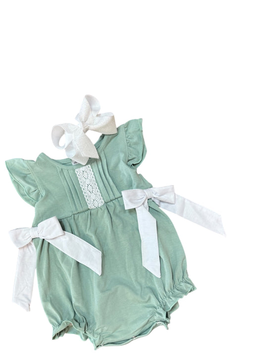 SAGE RUFFLE BUBBLE