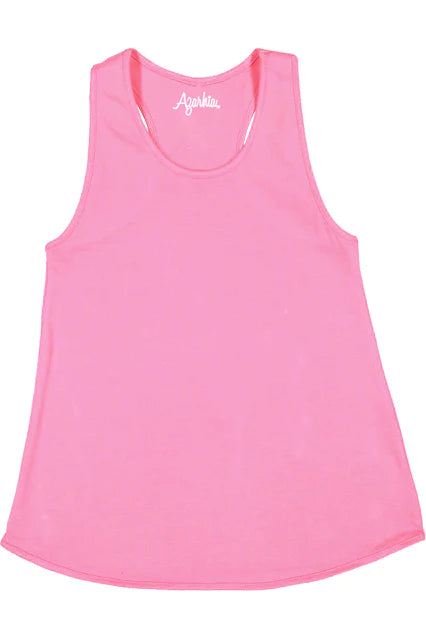 Racer Back Tank Top in Pink