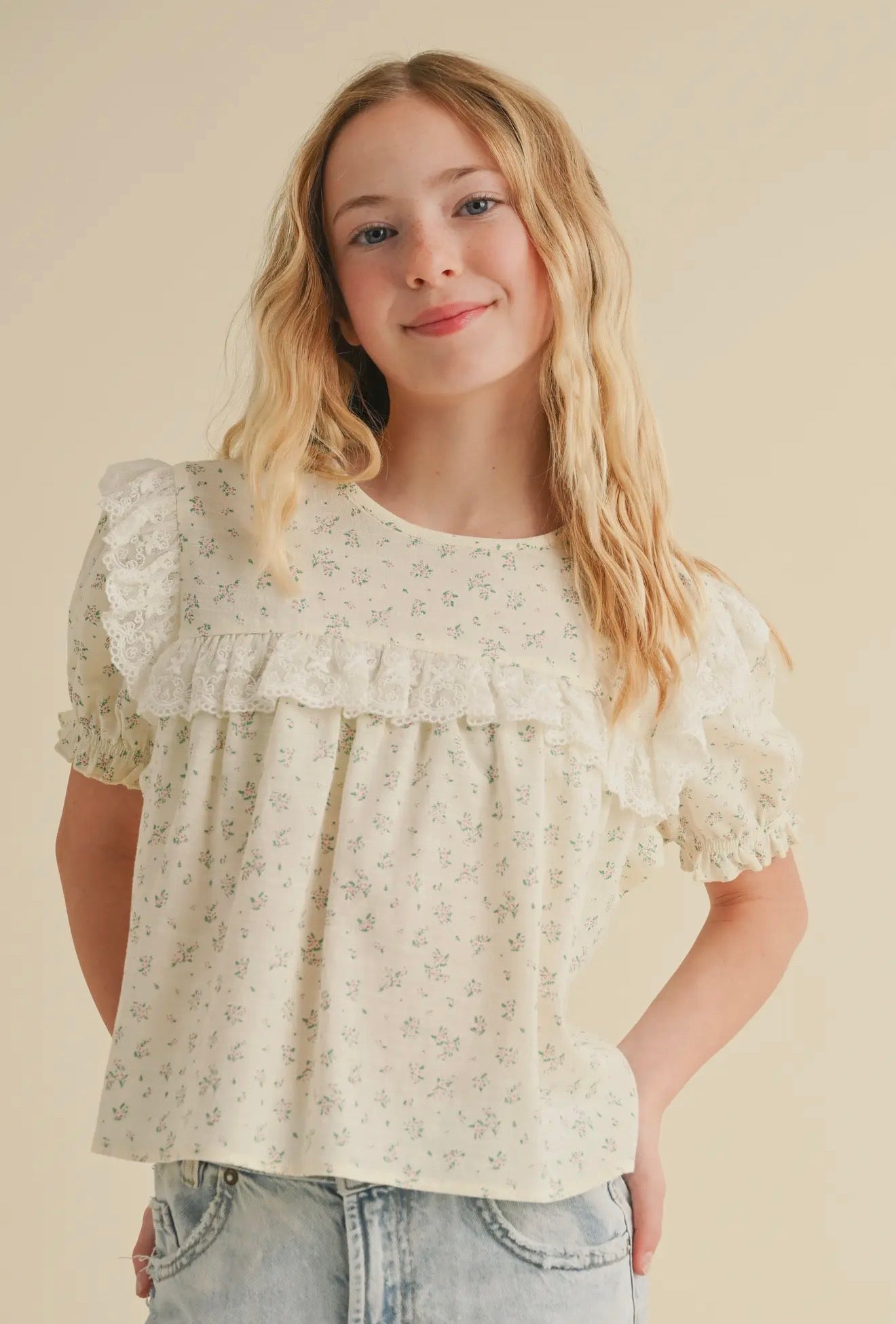 Tween Girls Kids Flowy Top
