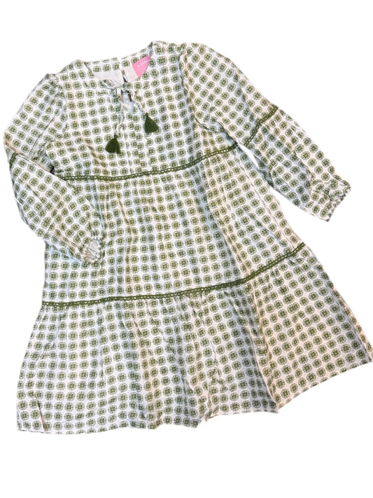 Olive/white Dress