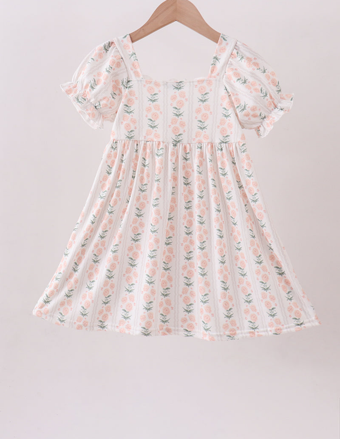 Sage floral dress