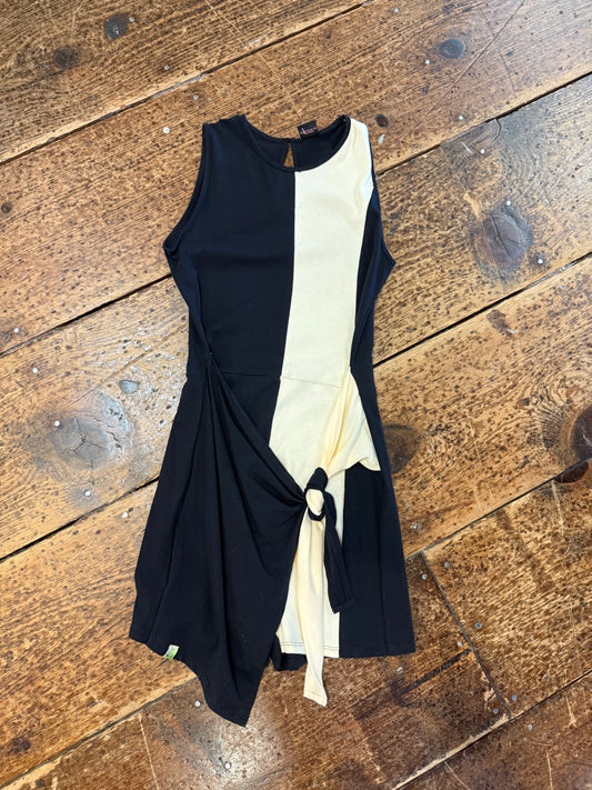 Black and Cream Romper