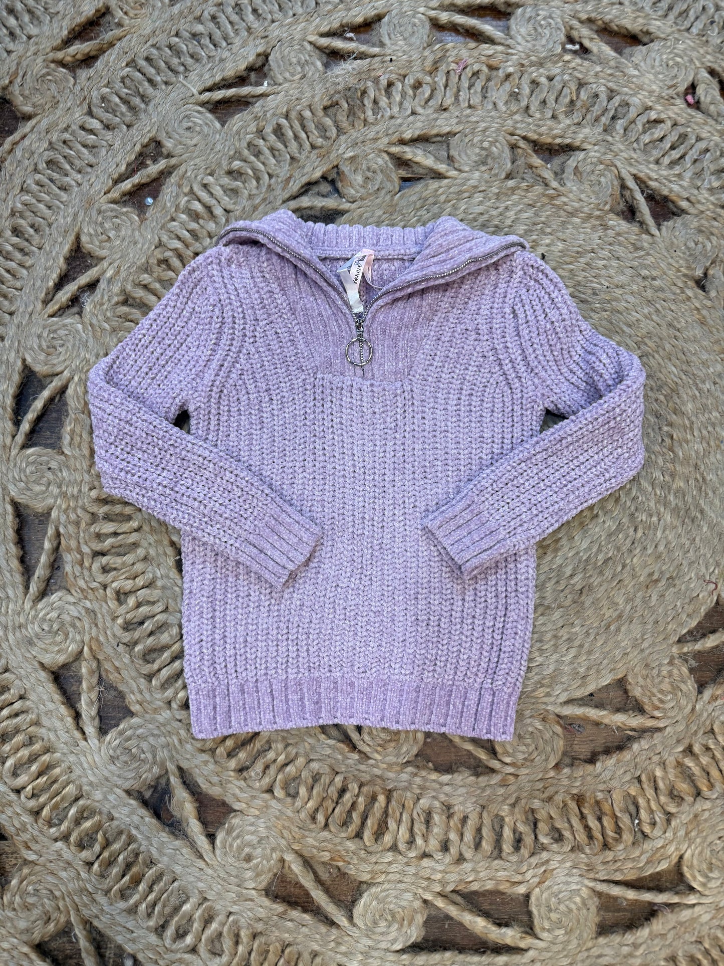 Purple Half Zip Pullover