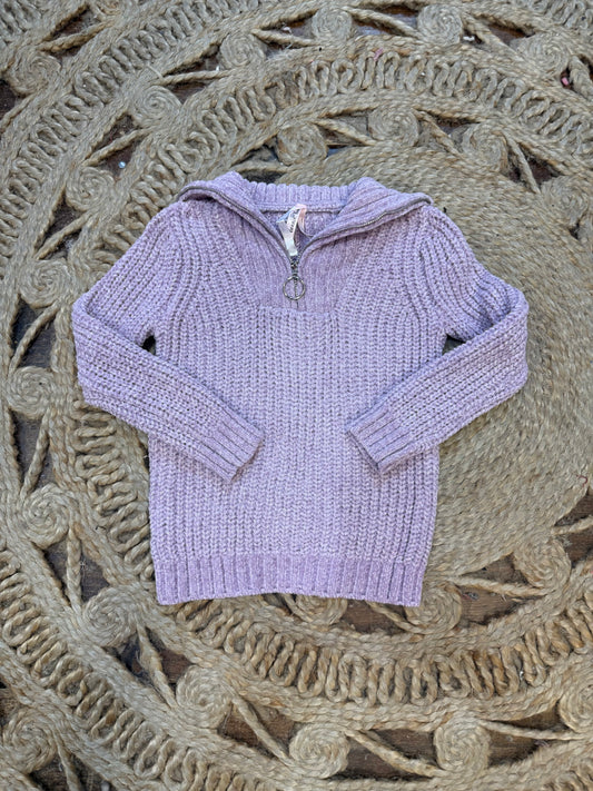 Purple Half Zip Pullover