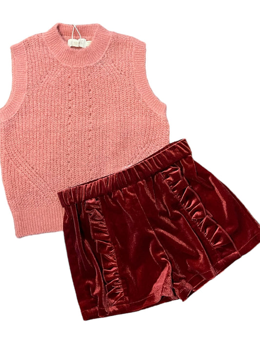Dusty Rose Sweater Top No