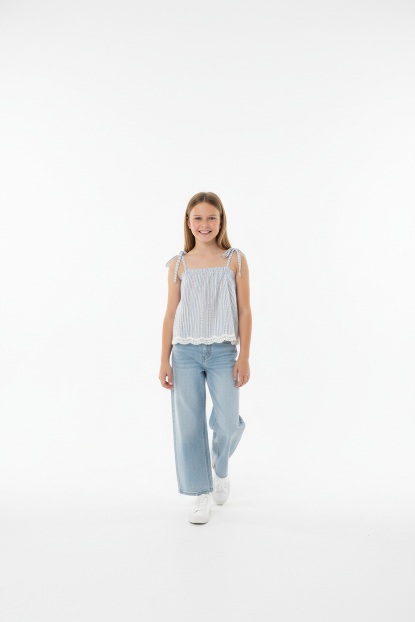 Light Denim Pants