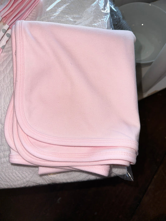 Pink Receiving Blanket