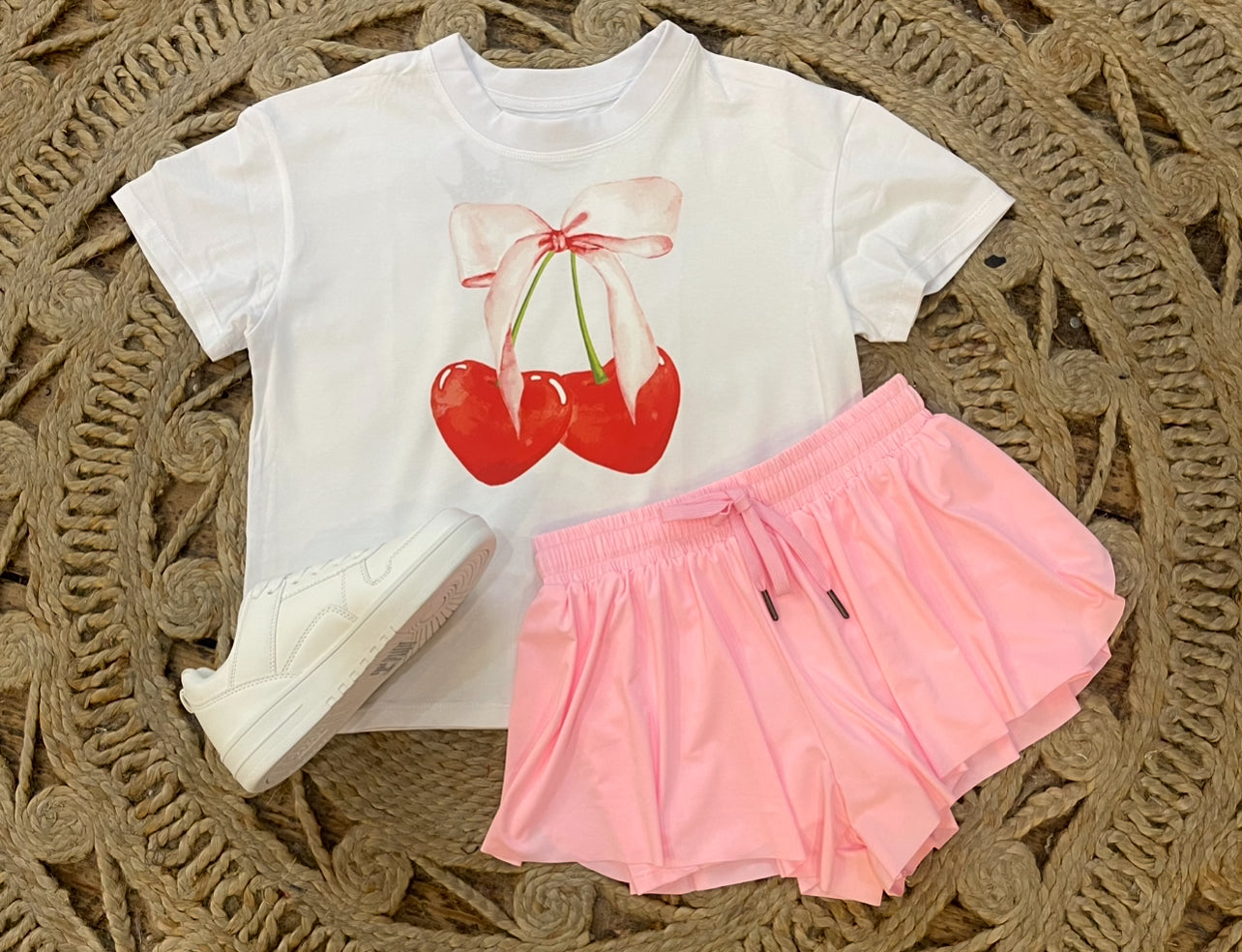 Cherry Bow Tee