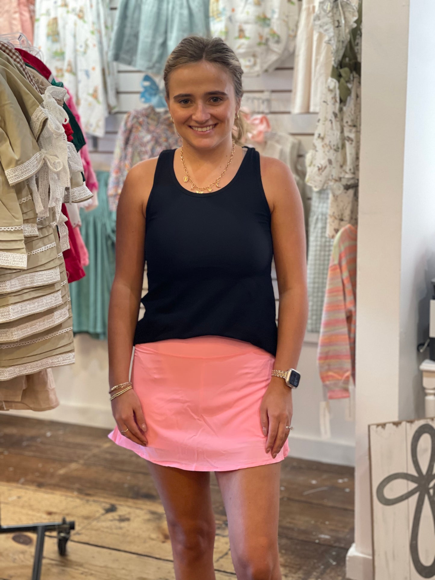 Cotton Candy Pleated Tennis Skirt