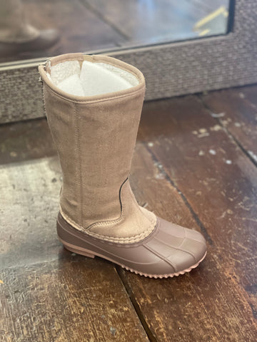 3502 Nude Tall Duck Boot