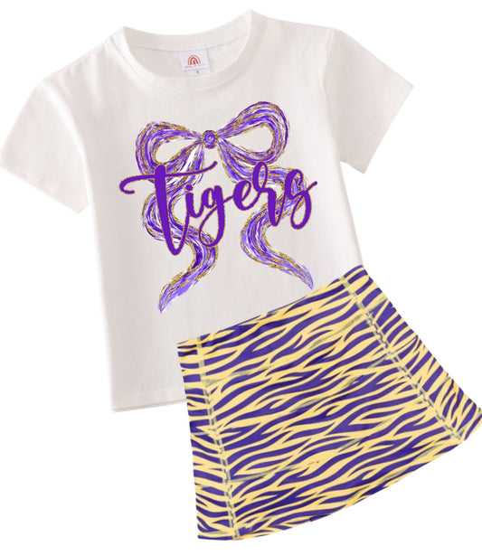 Tigers  Bow Tee