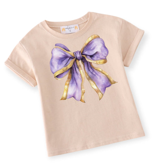 Gameday Bow Tee on Ivory