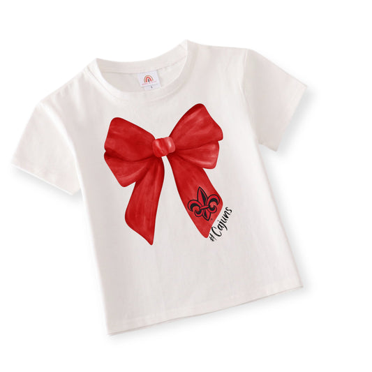 Red Bow UL # Cajuns tee