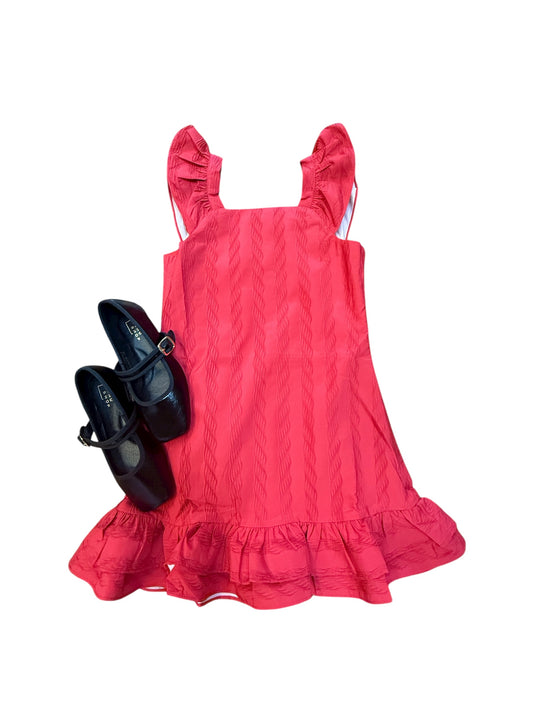 Red Ruffle Dress