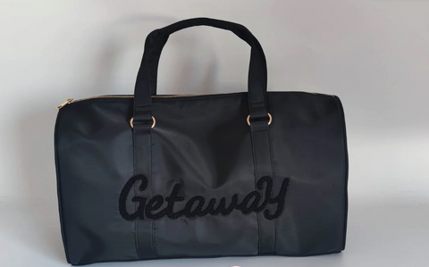 Getaway Black Duffle Bag