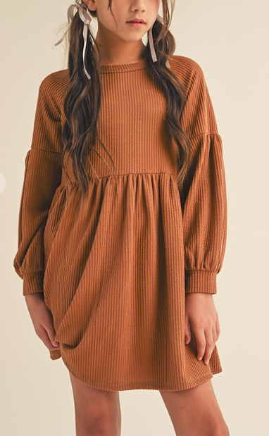 Caramel Knit Dress