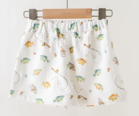 Gone Fishing Muslin Shorts