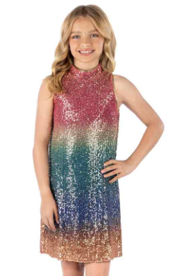 Sequin Ombre Dress