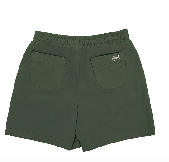 Topsail Performance Shorts in Olive