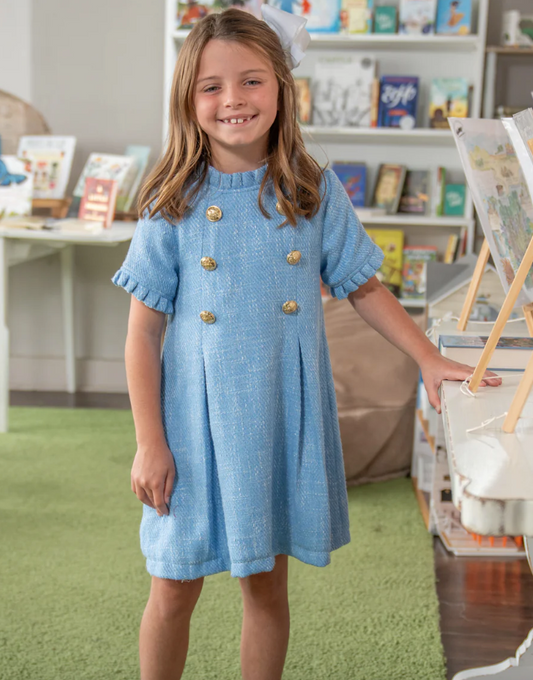 Emerson Bluebird Tweed Dress