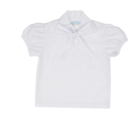 Jane Short Sleeve Bow Blouse