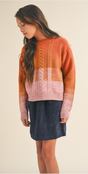 Rust / Pink Sweater