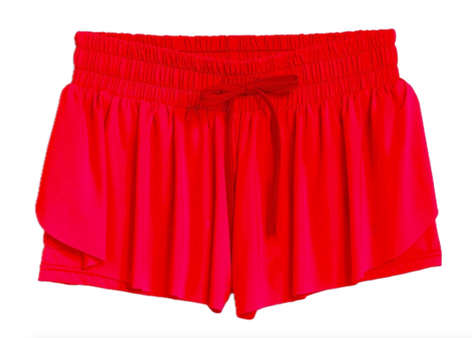 Butterfly Shorts in Red