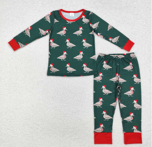 Christmas Hat Duck Boys Pajamas
