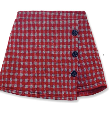 Girl's Plaid Skort