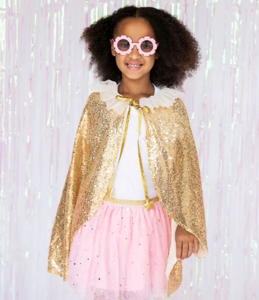 Gold Sequin Cape