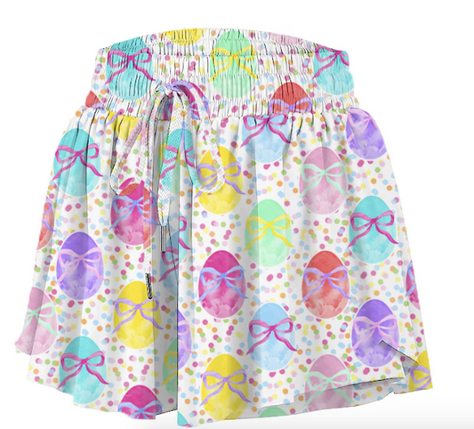 Easter Egg  Butterfly Shorts