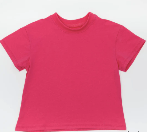 Boxy T’ in Hot Pink