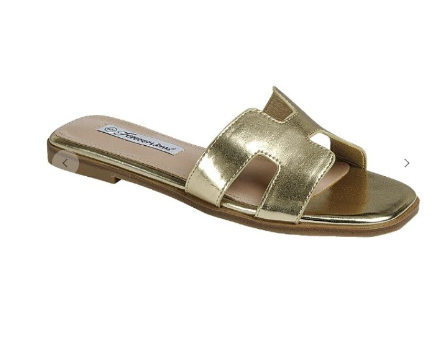 Gold Slip on Sandal