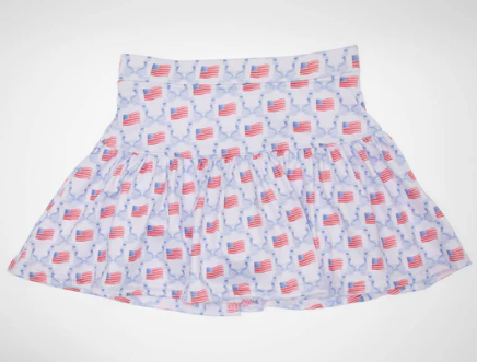 American Gathered Bow Skort