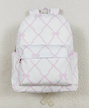 Pink Bow Kids Girls Backpack