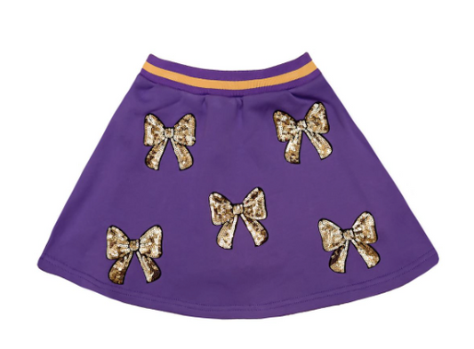 Purple and Gold Skort