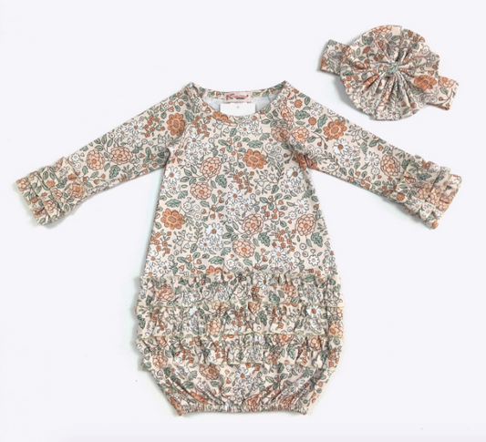 Dizzy Daisy Baby Gown