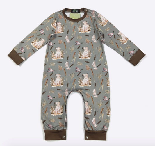 Dog Duck Hunt Boy Romper