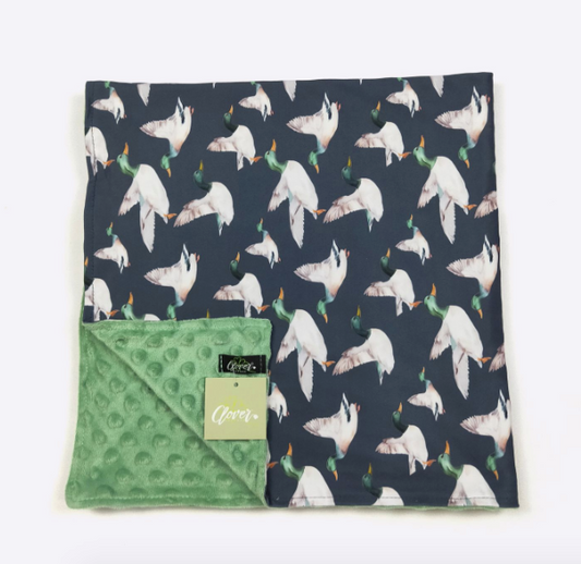 Navy Mallard Blanket