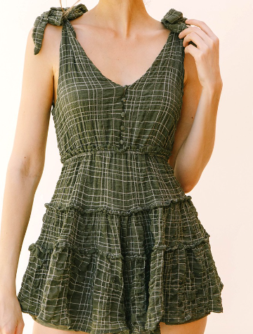 Monochromatic Plaid Jumper