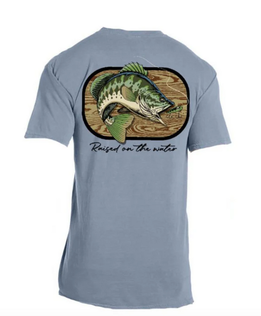 Kids Raised on the Water Ice Blue Crew T-Shirt