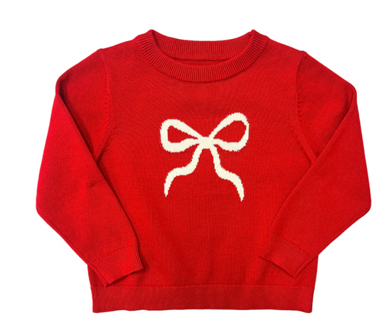 Red Bow Sweater