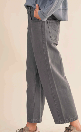 Charcoal barrel Jeans