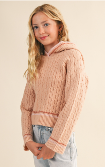 Tween Kids Girls Hooded Sweater