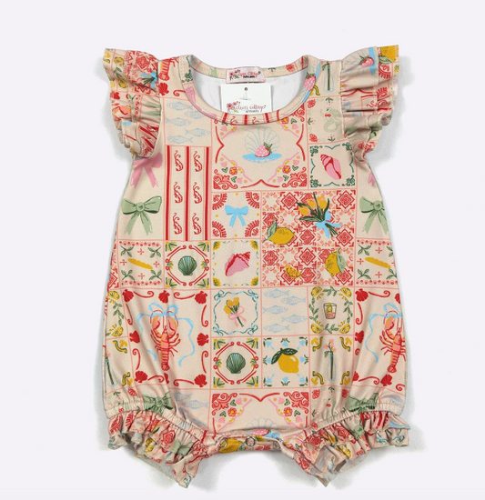 Coastal Chic Baby Romper