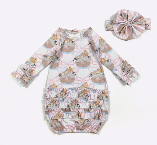 Coquette Noah Baby Gown girl