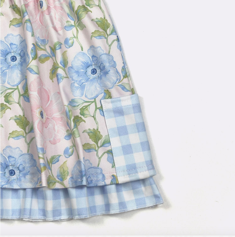 Cotton Candy Poppy Girls Dress