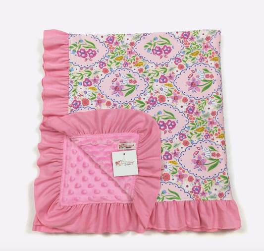 Flower Silhouette Blanket