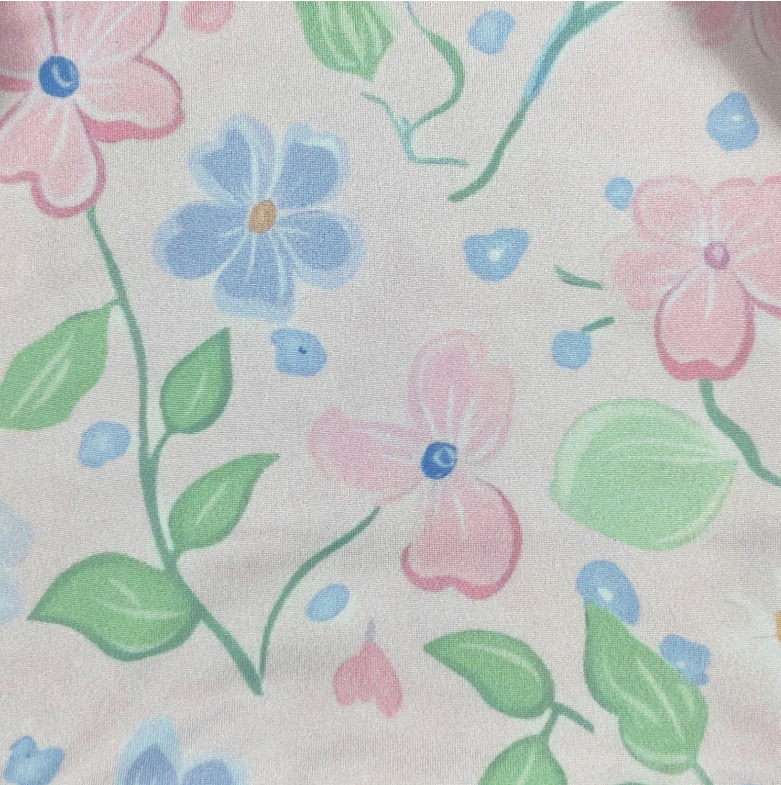Wild Pansy Baby Gown