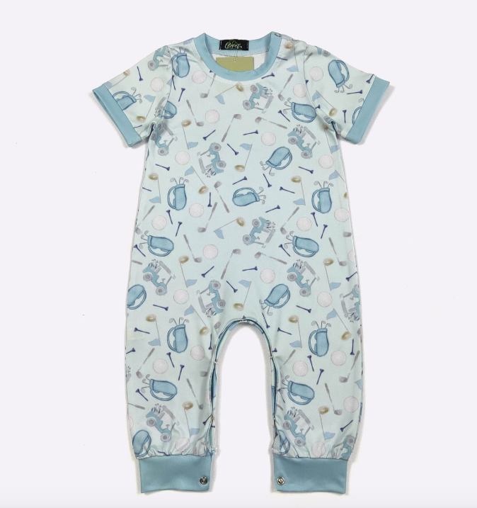 Hole in One Boy Romper